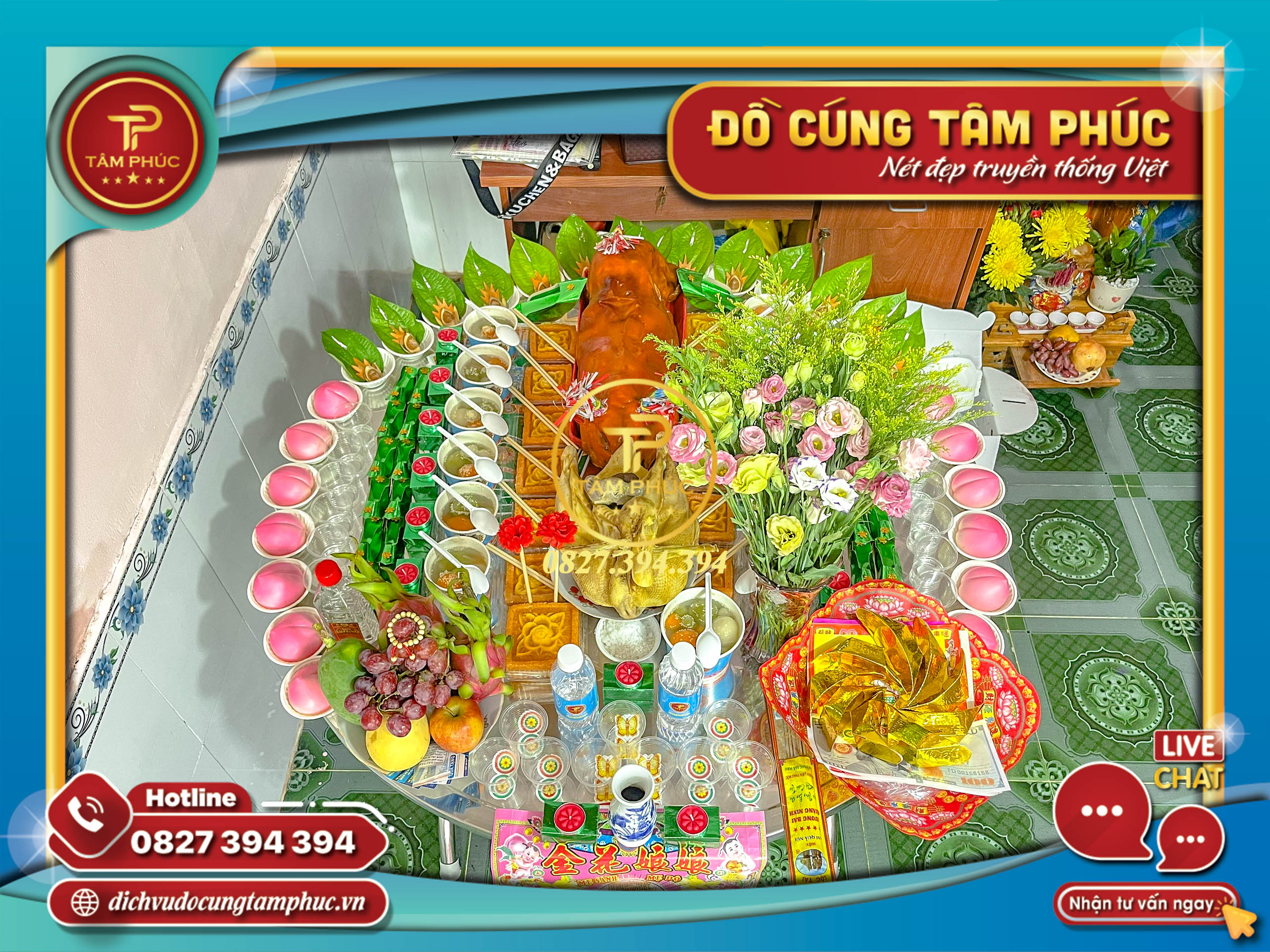 Mâm cúng Mụ cho các bé - Gói Vip 2